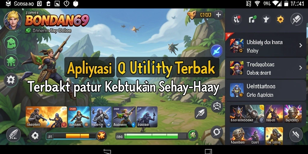 Tampilan antarmuka utama aplikasi BONDAN69 yang intuitif dan fungsional.