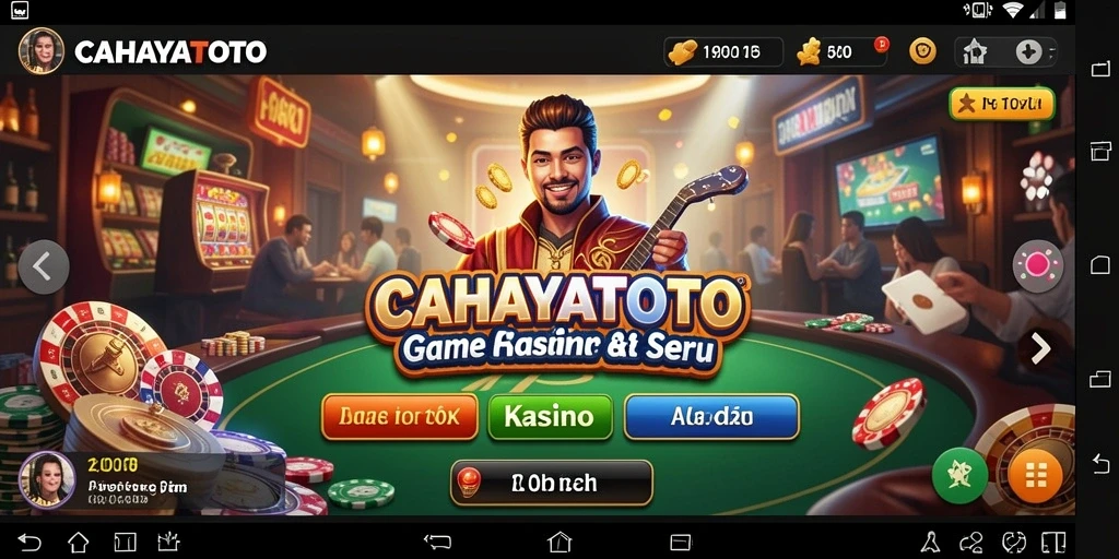 Tampilan gameplay slot seru di CAHAYATOTO.