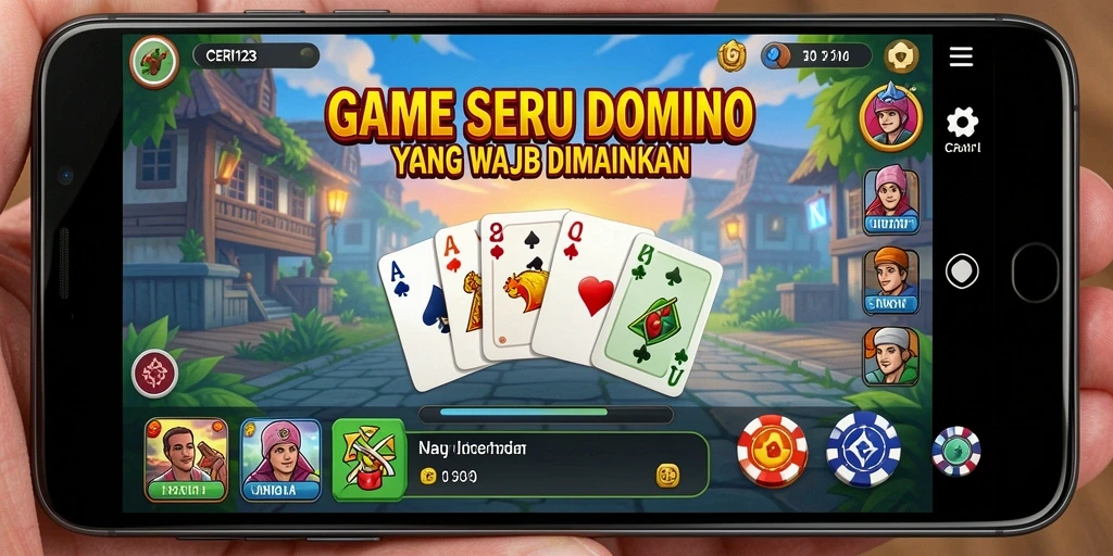 Gameplay seru dalam CERI123 dengan pemain Domino lainnya.