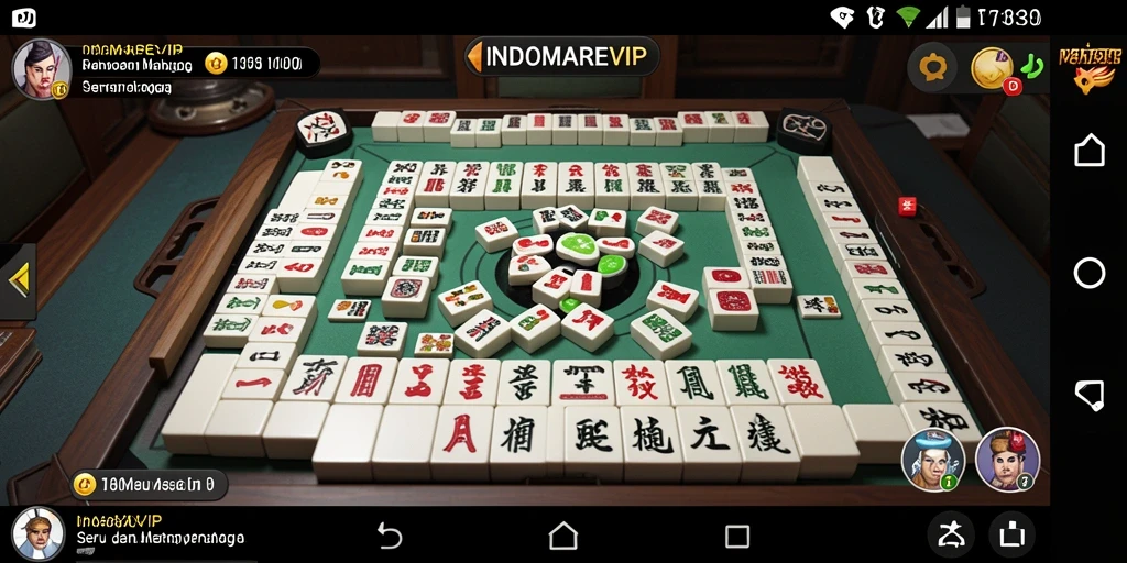 Tampilan gameplay seru dan menantang di INDOMAREVIP.