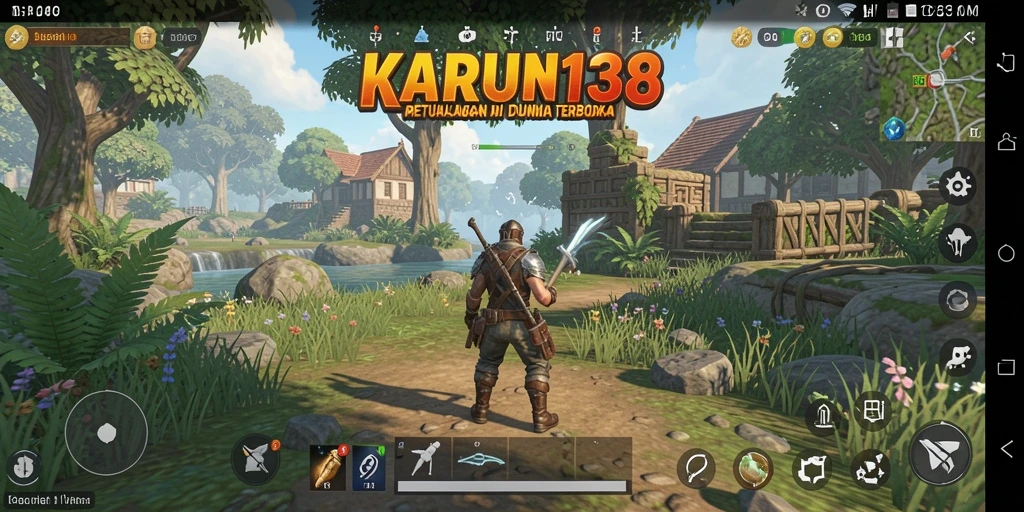 Tampilan gameplay Open World yang menakjubkan di KARUN138.