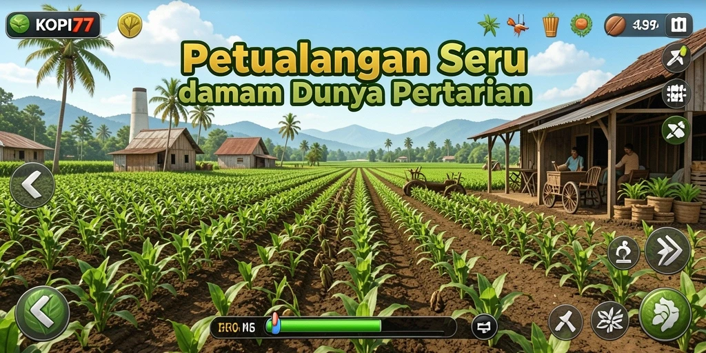 Tampilkan aksi seru bertani di KOPI77 dengan berbagai tanaman.