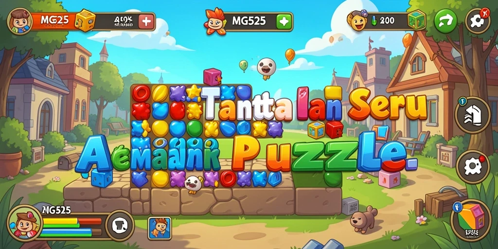 Tangkapan layar gameplay MG525 yang menunjukkan teka-teki menantang.