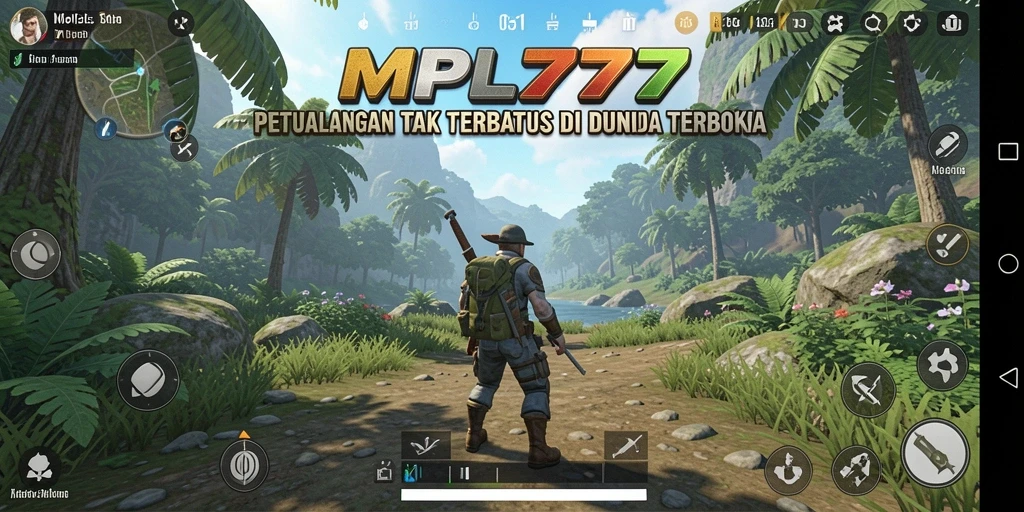 Tampilan gameplay MPL777 dengan eksplorasi dunia terbuka yang luas.