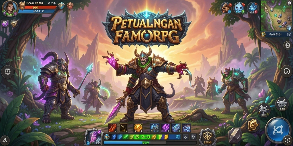 Gameplay RPOK yang menakjubkan dalam dunia MMORPG.