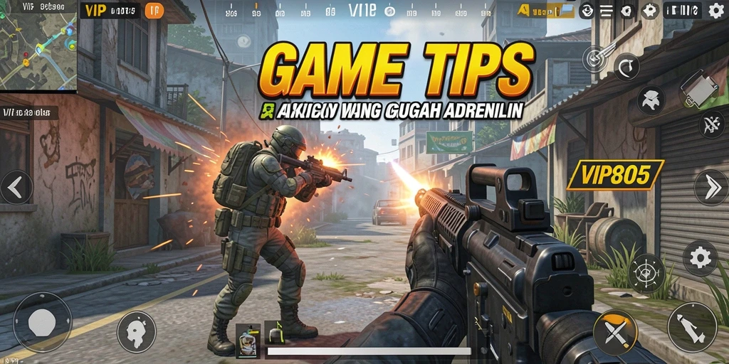 Screenshot gameplay VIP805 yang menunjukkan aksi seru dalam permainan TPS.